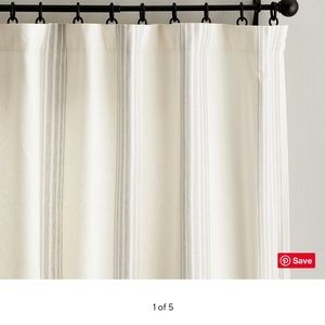 Pottery Barn Linen/Cotton Blackout Drapes